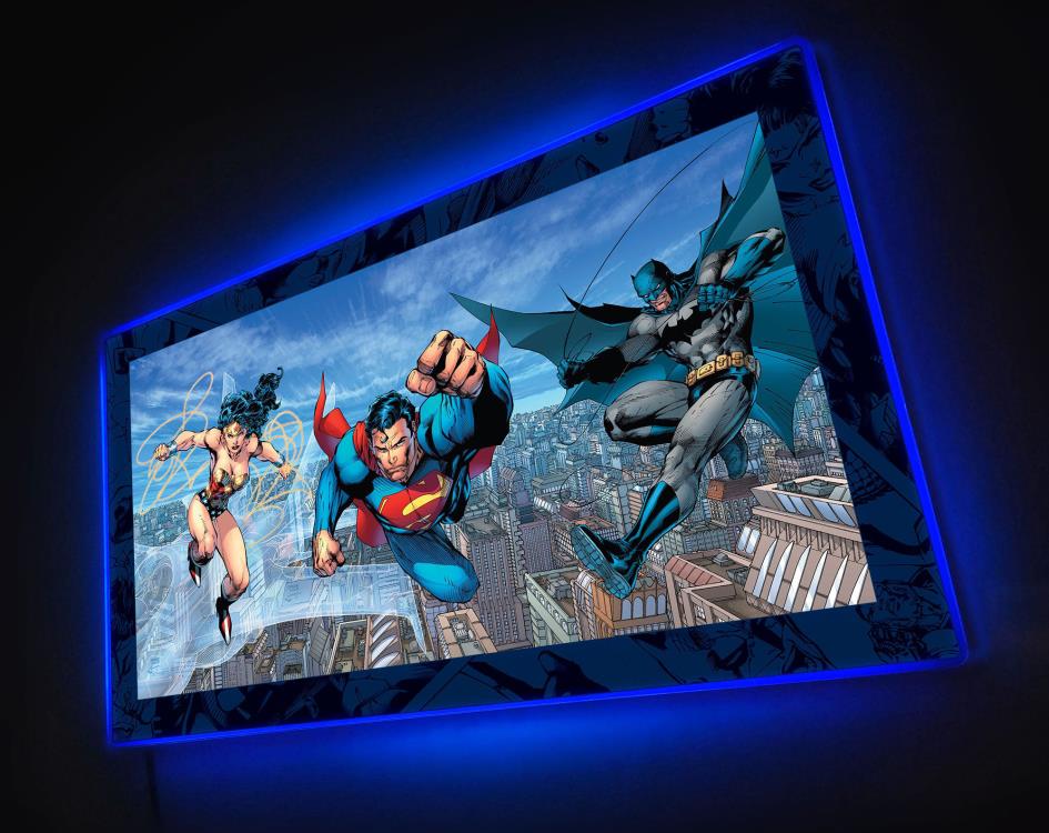 DC Comics Trinity Mini LED Poster Sign Gallery Image 3