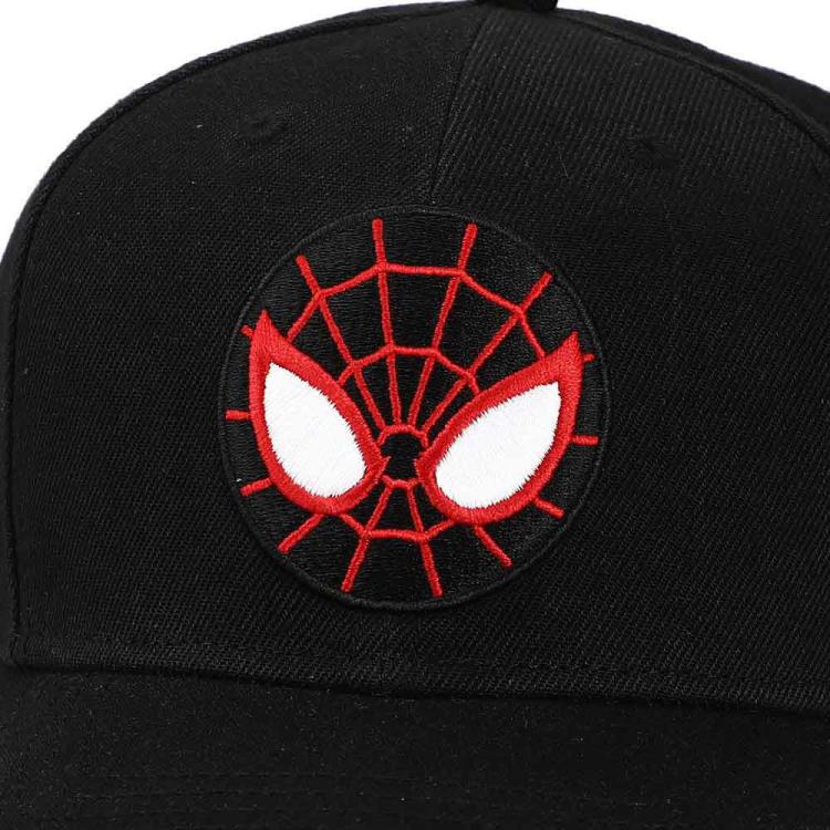 Marvel Spider-Man Miles Morales Pre-Curved Snapback Hat Gallery Image 5