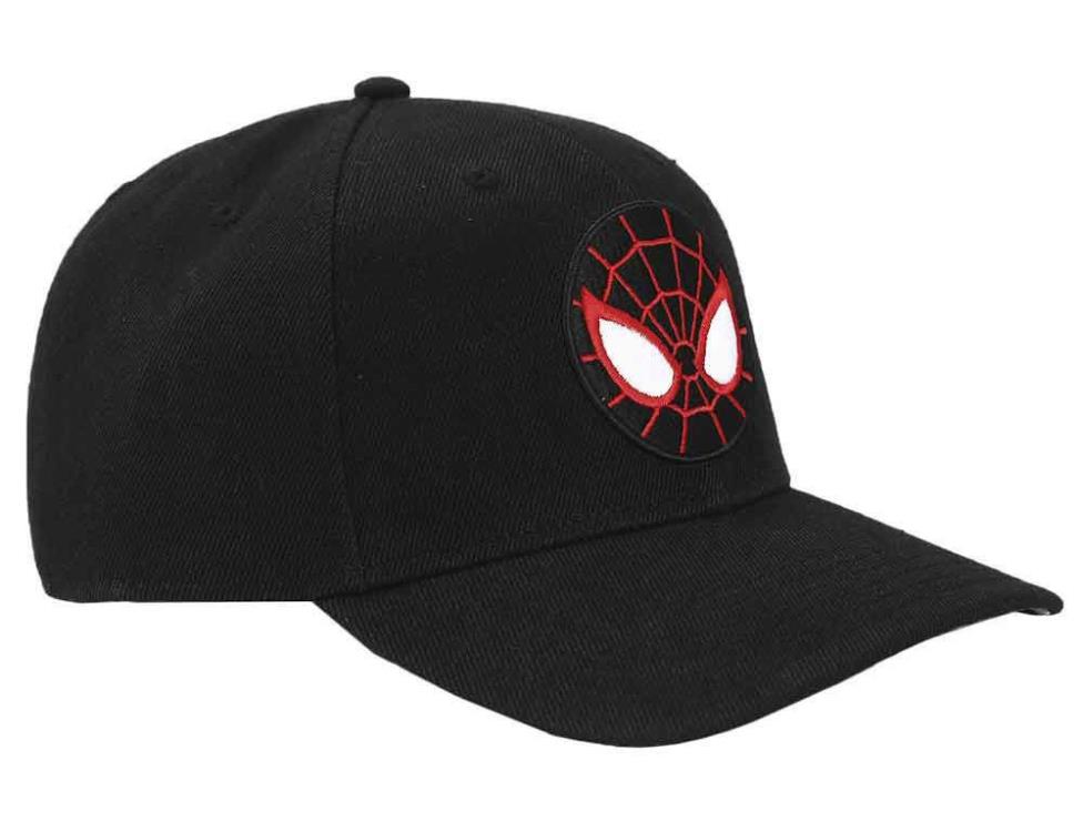 Marvel Spider-Man Miles Morales Pre-Curved Snapback Hat Gallery Image 3