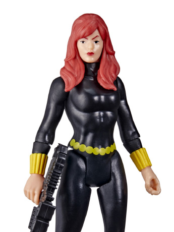 Marvel Legends Retro Collection 3.75" Black Widow Action Figure Gallery Image 2