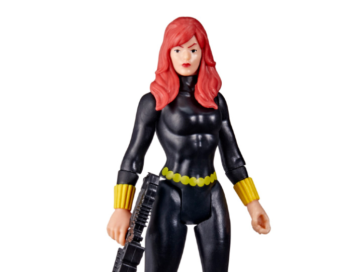 Marvel Legends Retro Collection 3.75" Black Widow Action Figure Gallery Image 1