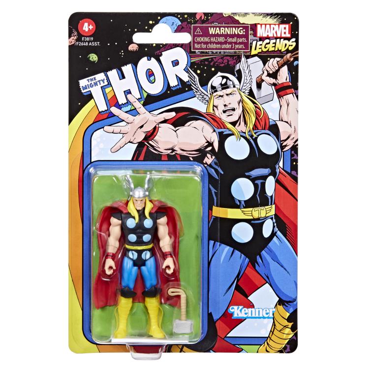 Marvel Legends Retro Collection 3.75" Thor Action Figure Gallery Image 4