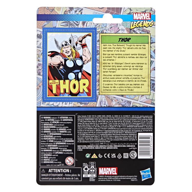 Marvel Legends Retro Collection 3.75" Thor Action Figure Gallery Image 5