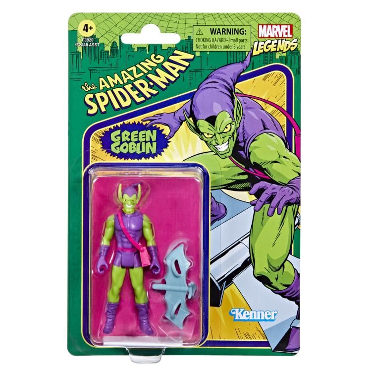 Marvel Legends Retro Collection 3.75" Green Goblin Action Figure Gallery Image 4