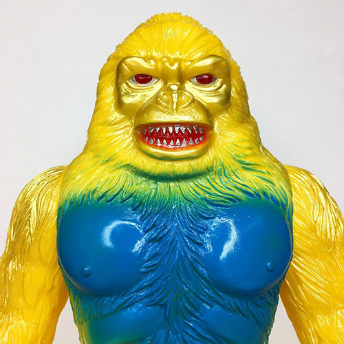 BIGFOOT Giant Ape (Yellow Colorway Ver.) Beijing Toy Show Exclusive Vinyl Figure Gallery Image 5