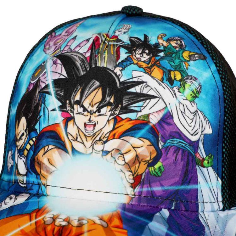 Dragon Ball Z Pre-Curved Athletic Mesh Youth Snapback Hat Gallery Image 5