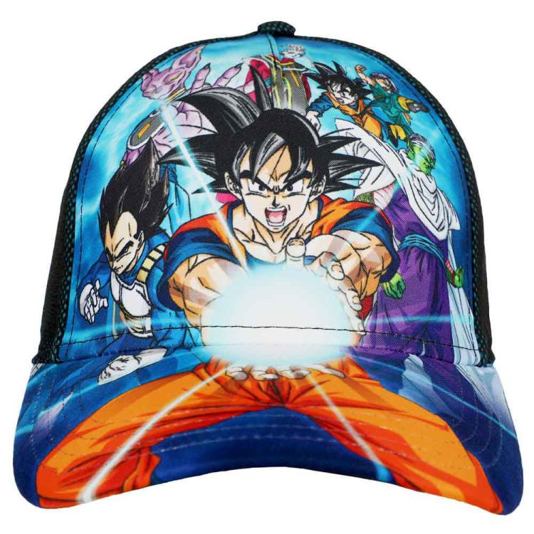 Dragon Ball Z Pre-Curved Athletic Mesh Youth Snapback Hat Gallery Image 4