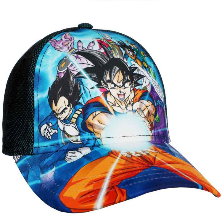 Dragon Ball Z Pre-Curved Athletic Mesh Youth Snapback Hat Gallery Image 3