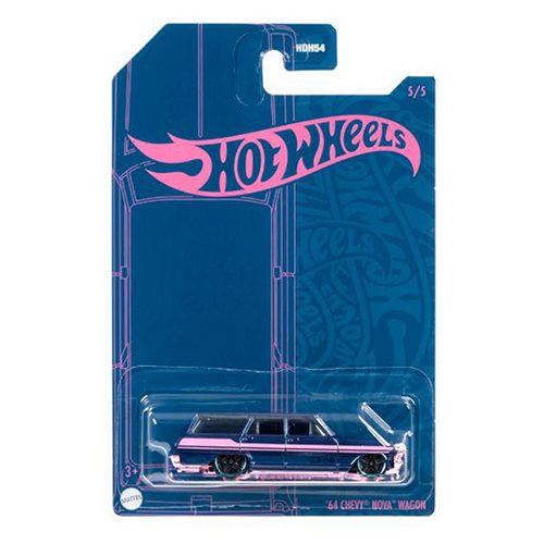 Hot Wheels Pearl and Chrome '64 Chevy Nova Wagon Gallery Image 3