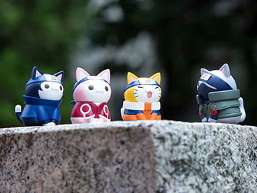 Naruto Nyaruto! Mega Cat Project Cats of Konoha Box of 8 Figures Gallery Image 7