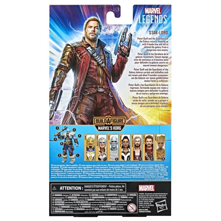 Thor: Love and Thunder Marvel Legends Star-Lord Action Figure (Marvel's Korg BAF) Gallery Image 9