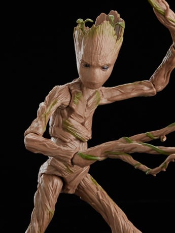 Thor: Love and Thunder Marvel Legends Groot Action Figure (Marvel's Korg BAF) Gallery Image 2