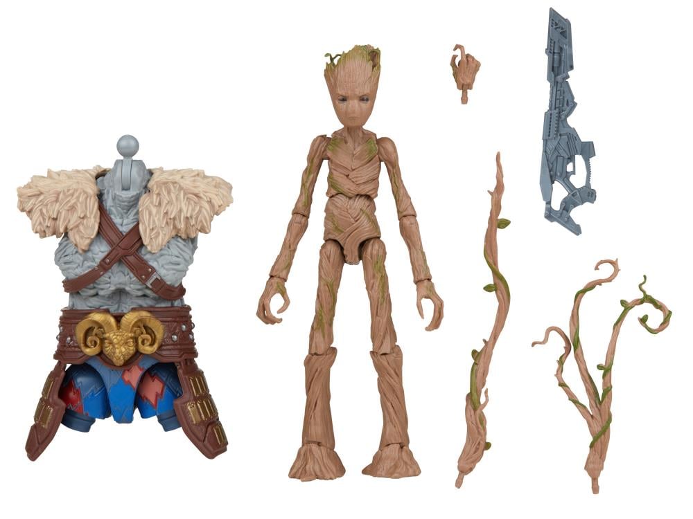 Thor: Love and Thunder Marvel Legends Groot Action Figure (Marvel's Korg BAF) Gallery Image 8