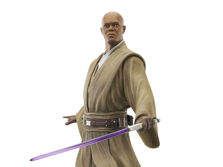 Star Wars: Attack of the Clones Premier Collection Mace Windu 1/7 Scale Limited Edition Statue Gallery Image 1