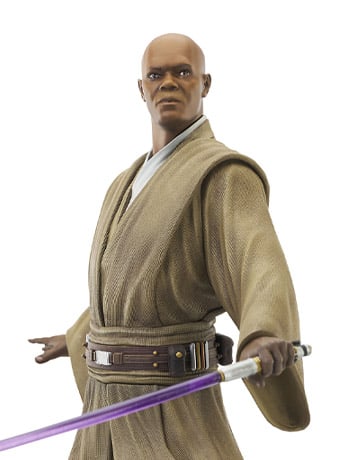 Star Wars: Attack of the Clones Premier Collection Mace Windu 1/7 Scale Limited Edition Statue Gallery Image 2