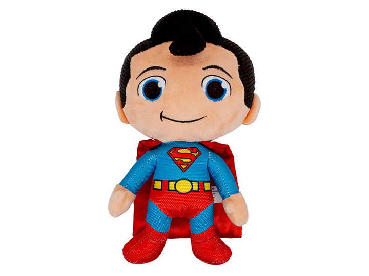 DC Superman Chibi Squeaker Plush Dog Toy Gallery Image 1
