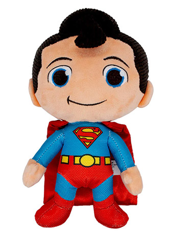 DC Superman Chibi Squeaker Plush Dog Toy Gallery Image 2