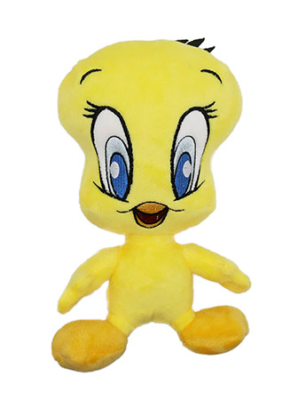 Looney Tunes Tweety Bird Squeaker Plush Dog Toy Gallery Image 2