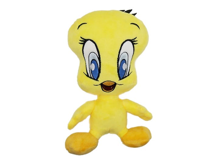 Looney Tunes Tweety Bird Squeaker Plush Dog Toy Gallery Image 1