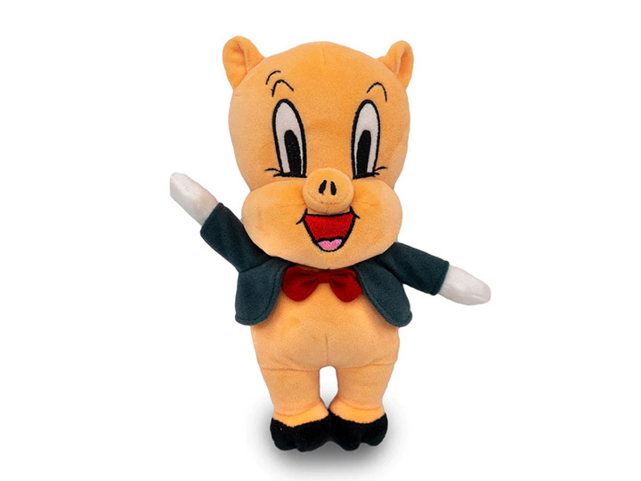 Looney Tunes Porky Pig Squeaker Plush Dog Toy Gallery Image 1