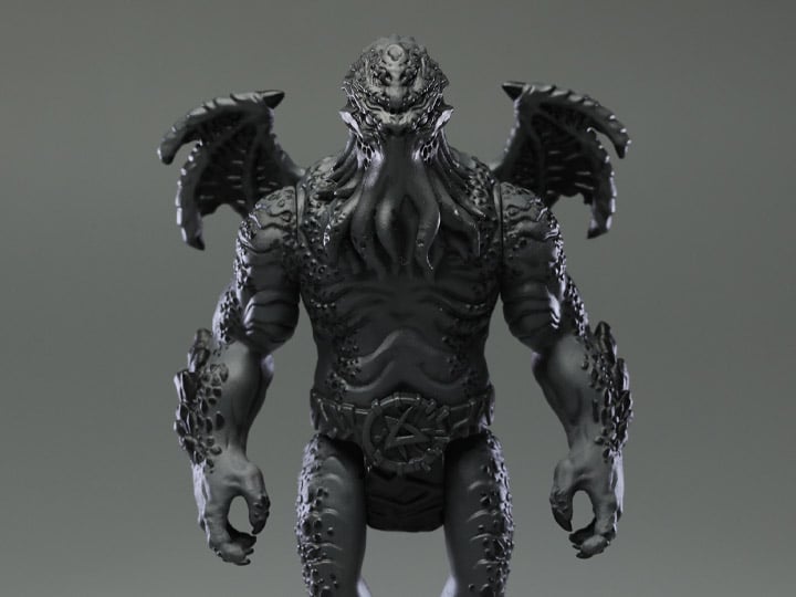 Legacy of Lovecraft FigLite Cthulhu (Silent Film Ver.) 3.75" Figure Gallery Image 1
