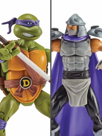 Teenage Mutant Ninja Turtles Classic Donatello Vs. Shredder Two-Pack