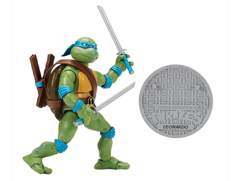 Teenage Mutant Ninja Turtles Classic Leonardo Vs. Rocksteady Two-Pack Gallery Image 3