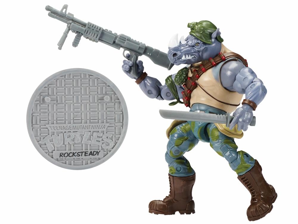 Teenage Mutant Ninja Turtles Classic Leonardo Vs. Rocksteady Two-Pack Gallery Image 4