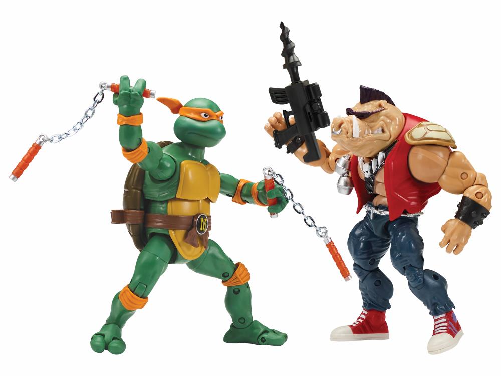 Teenage Mutant Ninja Turtles Classic Michelangelo Vs. Bebop Two-Pack Gallery Image 5