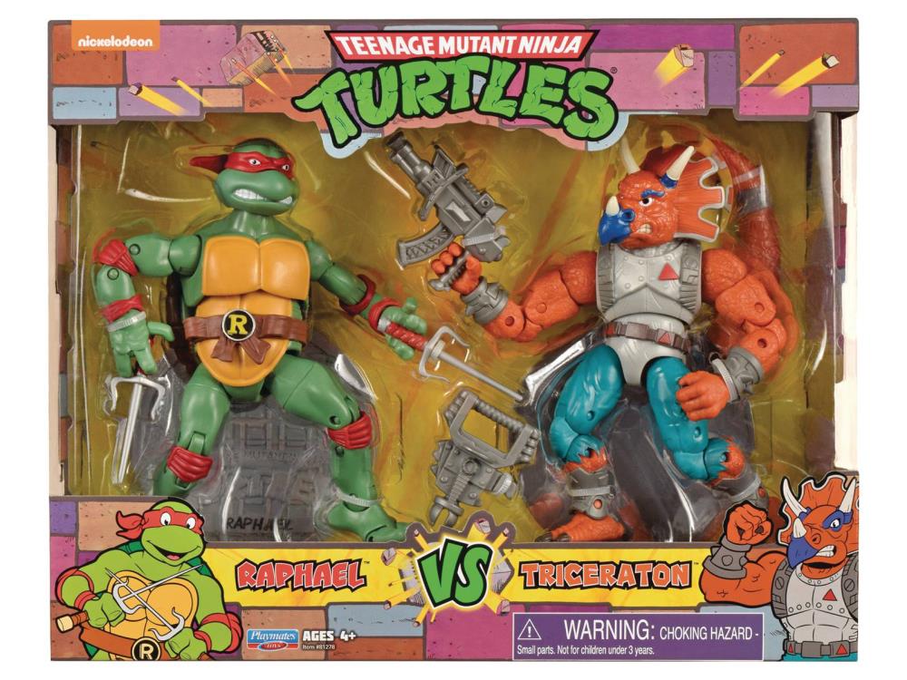 Teenage Mutant Ninja Turtles Classic Raphael Vs. Triceraton Two-Pack Gallery Image 6