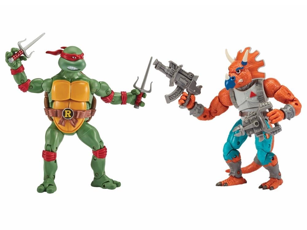 Teenage Mutant Ninja Turtles Classic Raphael Vs. Triceraton Two-Pack Gallery Image 5