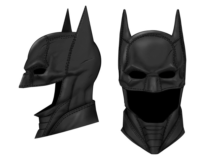 The Batman Overhead Adult Latex Mask Gallery Image 1
