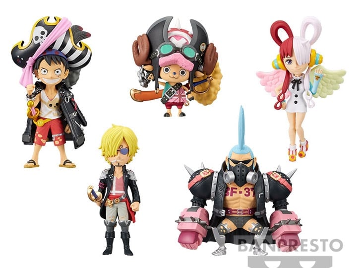 One Piece Film Red World Collectable Figure Vol. 1 Set of 5 Figures Gallery Image 1