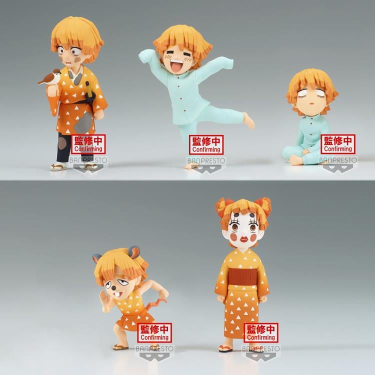Demon Slayer: Kimetsu No Yaiba World Collectable Figure Zenitsu Agatsuma Collection Set of 5 Figures Gallery Image 3