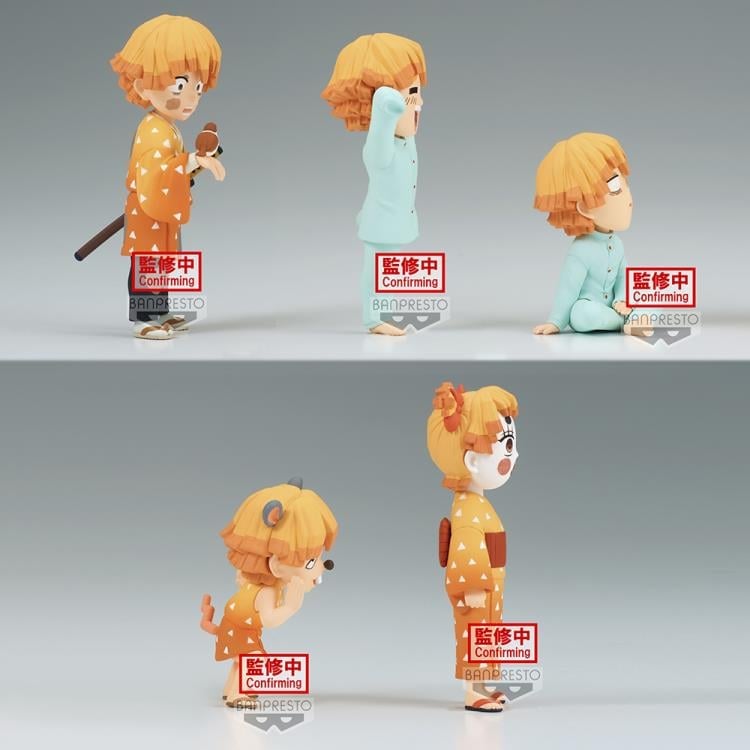 Demon Slayer: Kimetsu No Yaiba World Collectable Figure Zenitsu Agatsuma Collection Set of 5 Figures Gallery Image 4