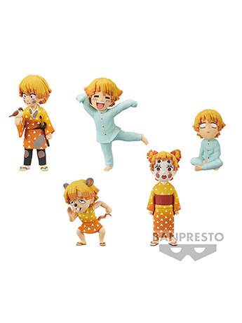 Demon Slayer: Kimetsu No Yaiba World Collectable Figure Zenitsu Agatsuma Collection Set of 5 Figures Gallery Image 2