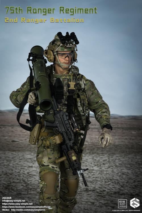 75th Ranger Regiment 2nd Ranger Battalion 1/6 Scale Figure (26046R)