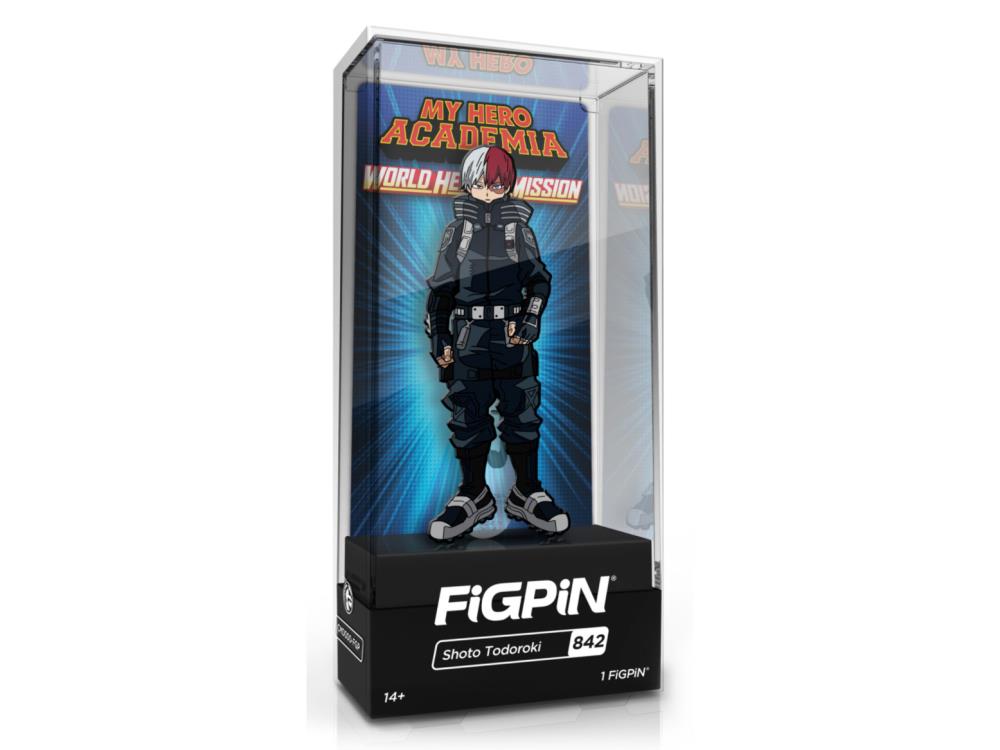 My Hero Academia: World Heroes' Mission FiGPiN #842 Shoto Todoroki (Stealth Suit) Gallery Image 4