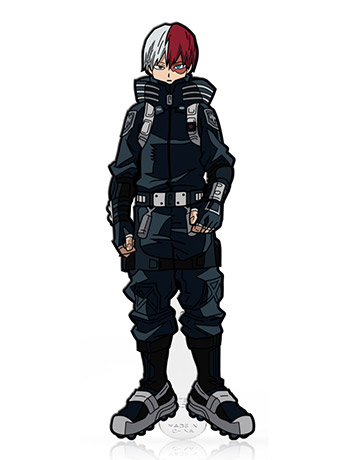 My Hero Academia: World Heroes' Mission FiGPiN #842 Shoto Todoroki (Stealth Suit) Gallery Image 2