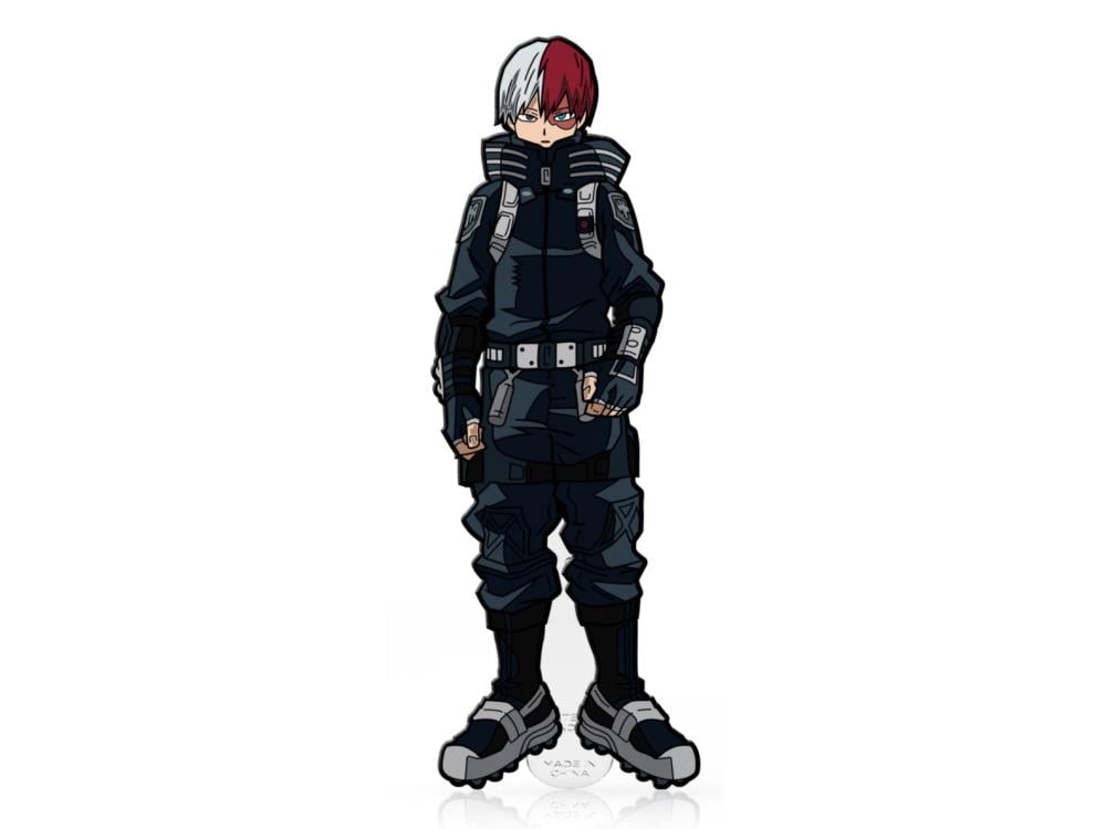 My Hero Academia: World Heroes' Mission FiGPiN #842 Shoto Todoroki (Stealth Suit) Gallery Image 3