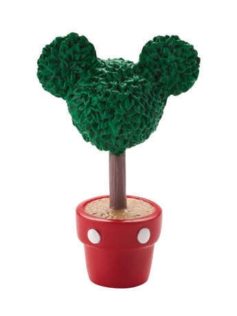 Disney Village Mickey Topiary Figurine Gallery Image 2