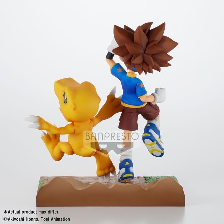 Figurine Digimon Adventure Dxf Adventure Archives Taichi & Agumon 15cm - W94 - Collection