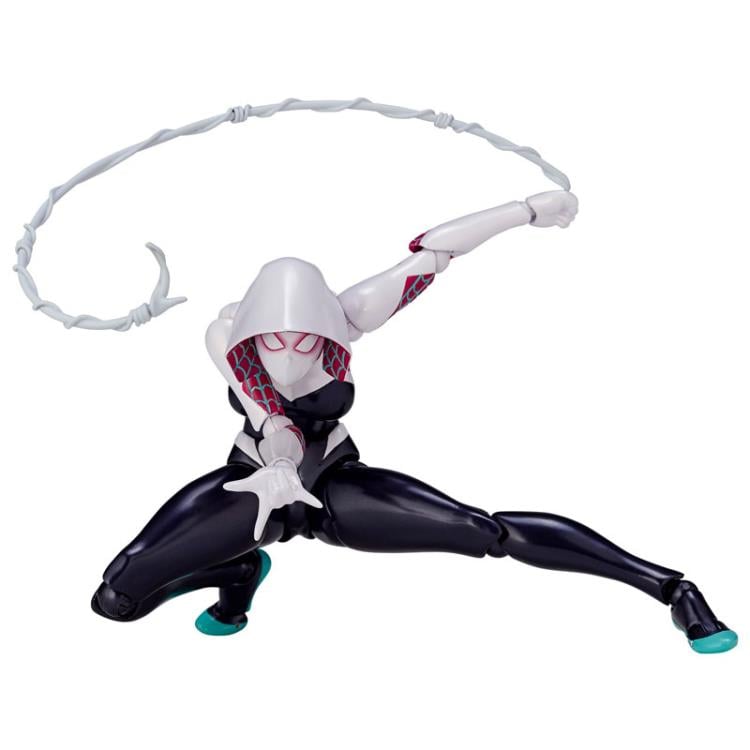 Marvel Amazing Yamaguchi Revoltech No.004 Spider-Gwen Action Figure (Reissue) Gallery Image 5