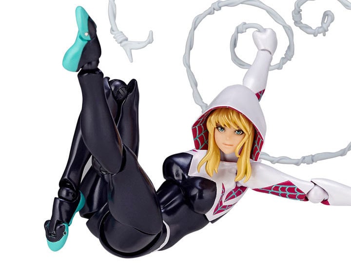 Marvel Amazing Yamaguchi Revoltech No.004 Spider-Gwen Action Figure (Reissue) Gallery Image 1