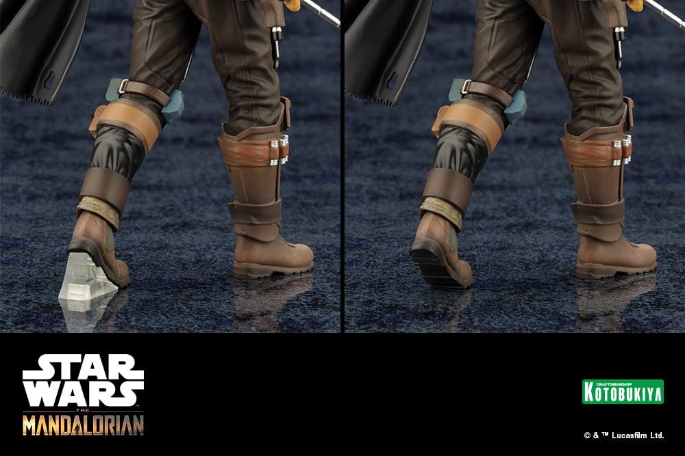The Mandalorian ArtFX+ The Mandalorian & Grogu with Beskar Staff Statue Gallery Image 13