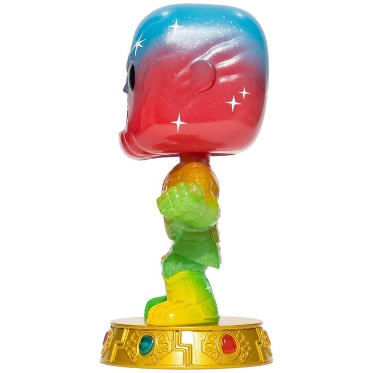 Infinity Saga Pop! Art Series #52 Thanos (Rainbow) with Pop! Protector Case Exclusive Gallery Image 9
