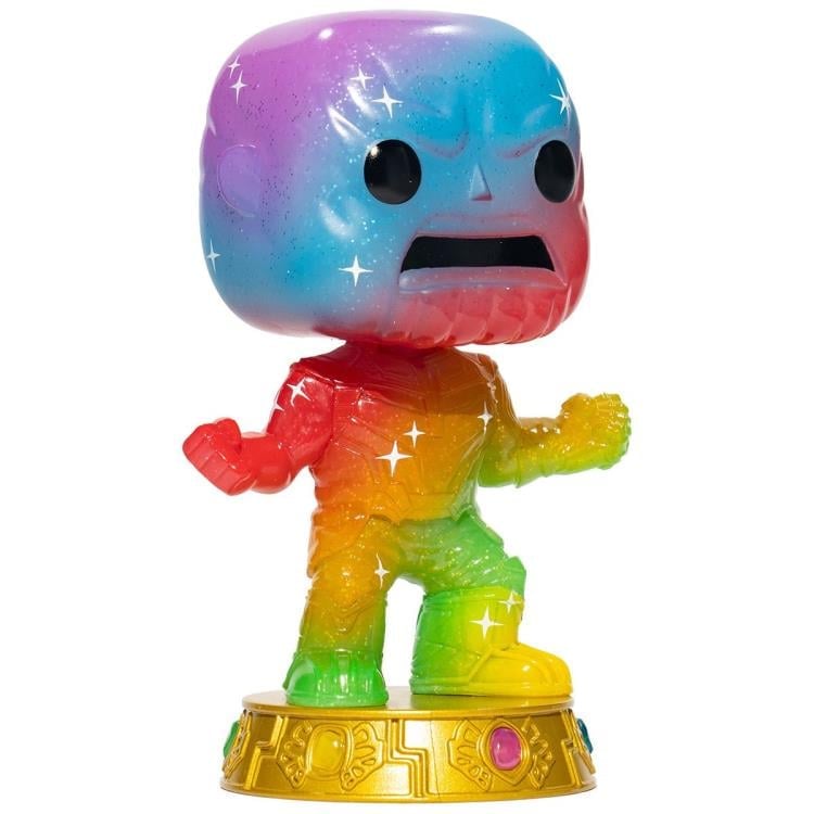 Infinity Saga Pop! Art Series #52 Thanos (Rainbow) with Pop! Protector Case Exclusive Gallery Image 4