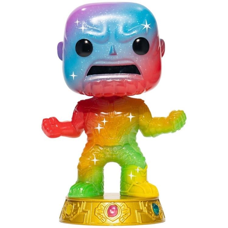 Infinity Saga Pop! Art Series #52 Thanos (Rainbow) with Pop! Protector Case Exclusive Gallery Image 3