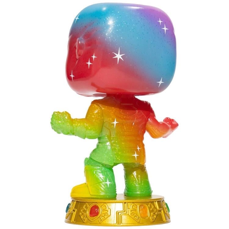 Infinity Saga Pop! Art Series #52 Thanos (Rainbow) with Pop! Protector Case Exclusive Gallery Image 8