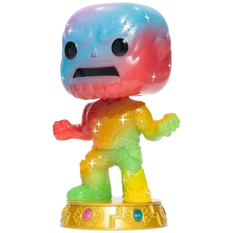 Infinity Saga Pop! Art Series #52 Thanos (Rainbow) with Pop! Protector Case Exclusive Gallery Image 10
